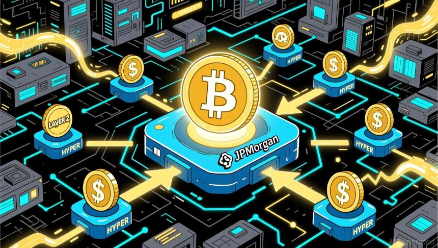 摩根大通力挺比特币与Layer 2革命：机构认可推动$HYPER等可扩展山寨币崛起
