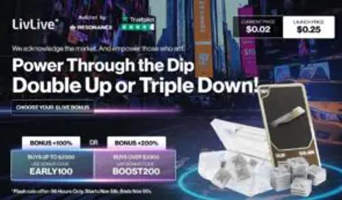 2025年加密货币预售亮点：LivLive如何超越Bitcoin Hyper与Maxi Doge