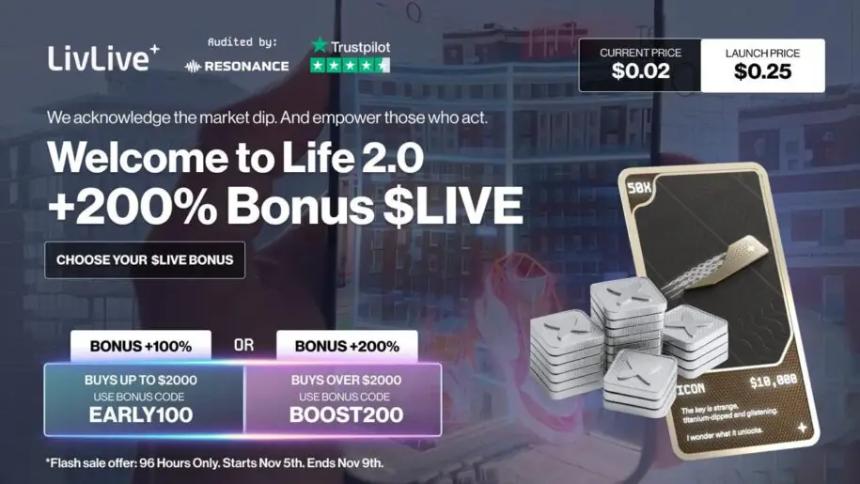 2025年加密货币新星：LivLive ($LIVE) 如何通过创新引领11月最佳投资潮流？