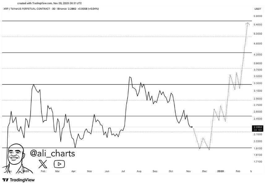 XRP或迎突破性上涨：分析师预测可能涨至10美元的关键信号