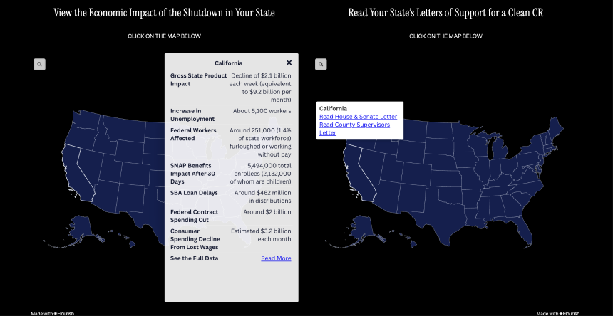 各州经济影响数据