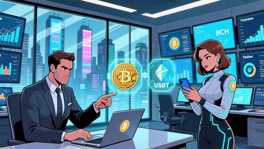 比特币现金/泰达币市场概览 (BCHUSDT)：24 小时总结
