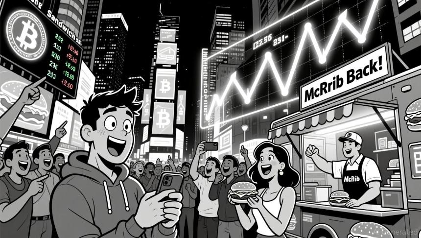  比特币与麦乐鸡的相关性：评估情绪驱动的市场信号 