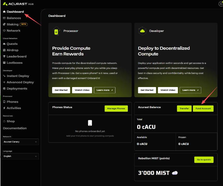 热门项目交互指南 | Self积分任务与Acurast手机挖矿教程(11月14日)