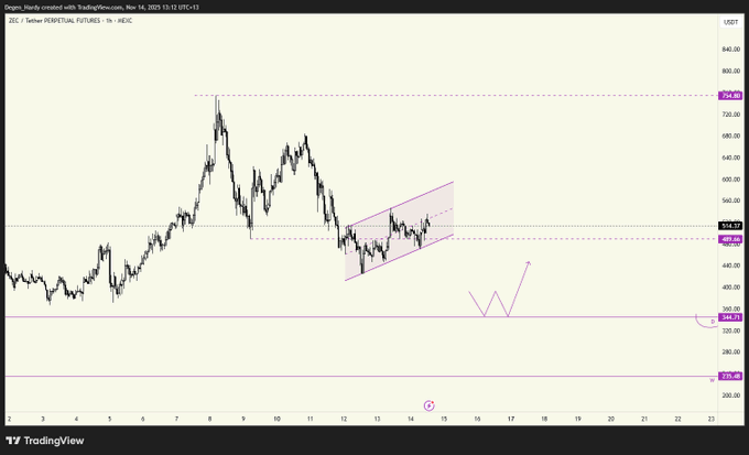 Zcash 2025年价格预测：下跌50%或为上涨潜力铺路