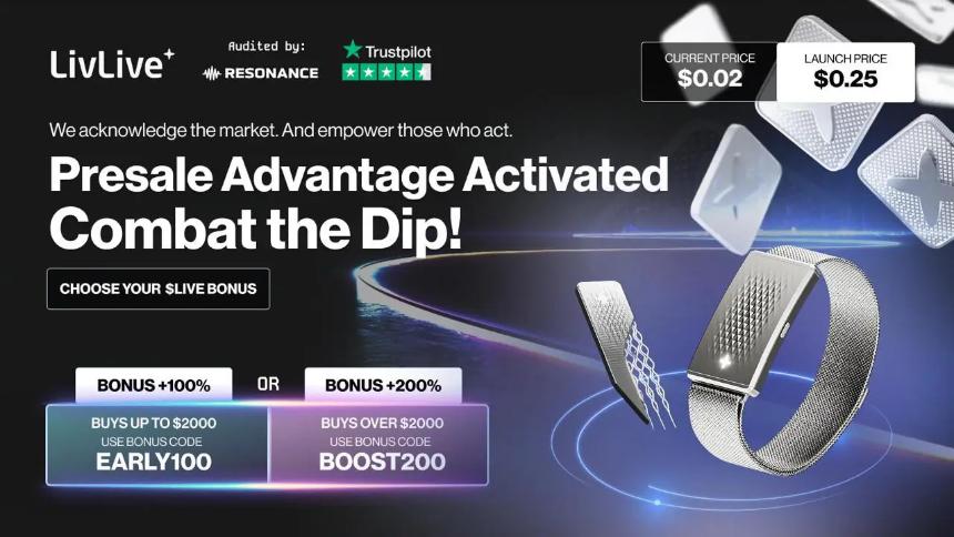 LivLive ($LIVE) 被评为最佳加密货币预售，Hyperliquid (HYPE) 飙升，Tron (TRX) 也呈现上涨趋势