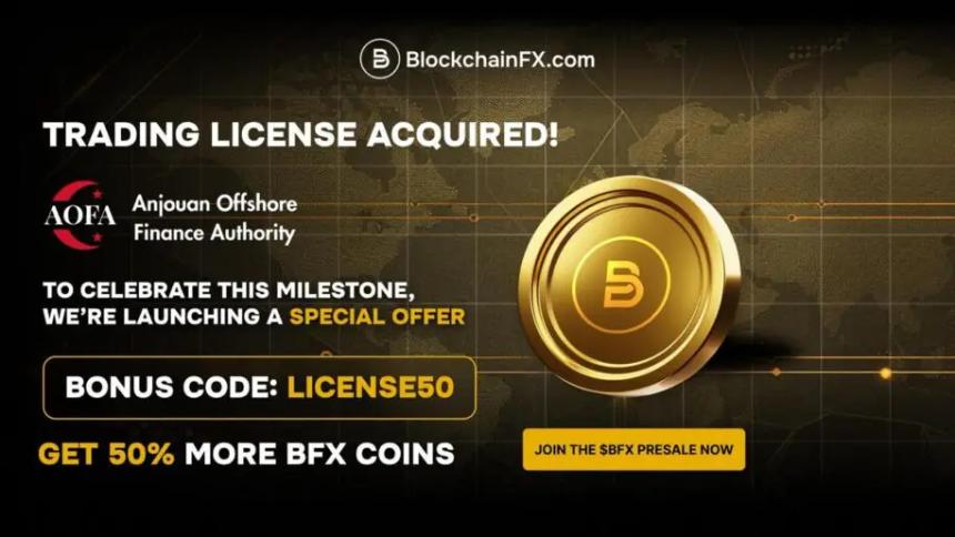 比特币与以太坊双双承压，BlockchainFX凭借奖励机制与国际许可成市场新宠