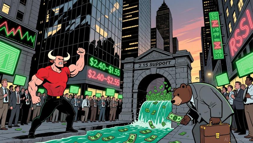  在加密货币指数ETF兴起之际，XRP的关键支撑位为2.15美元 