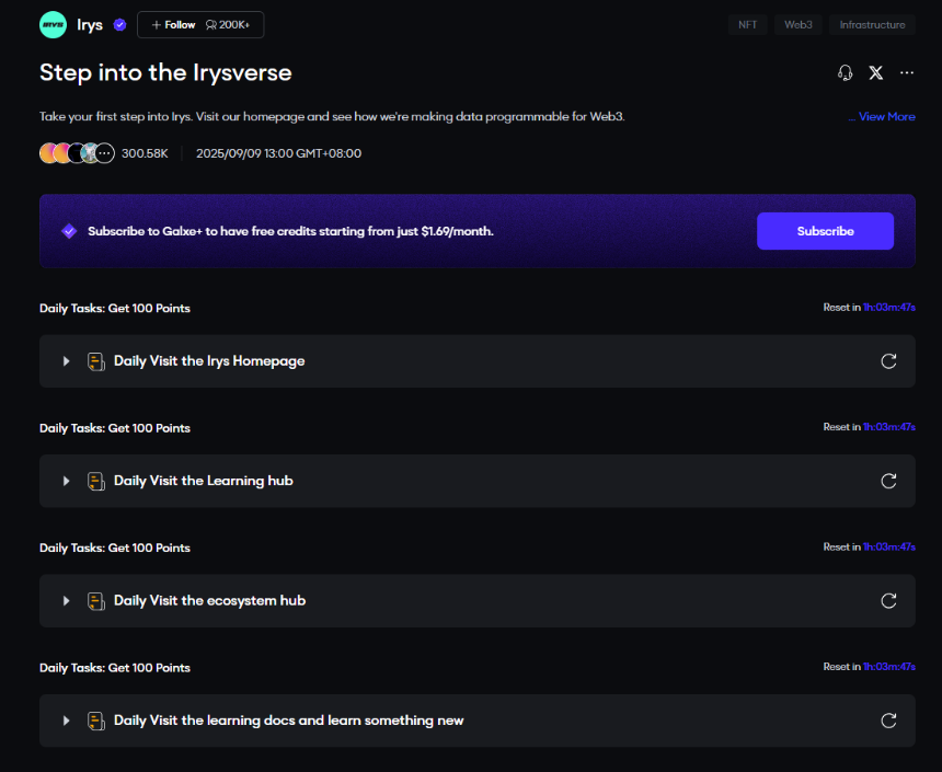 撸毛党福利：盘点9个“每日签到类”早期热门项目