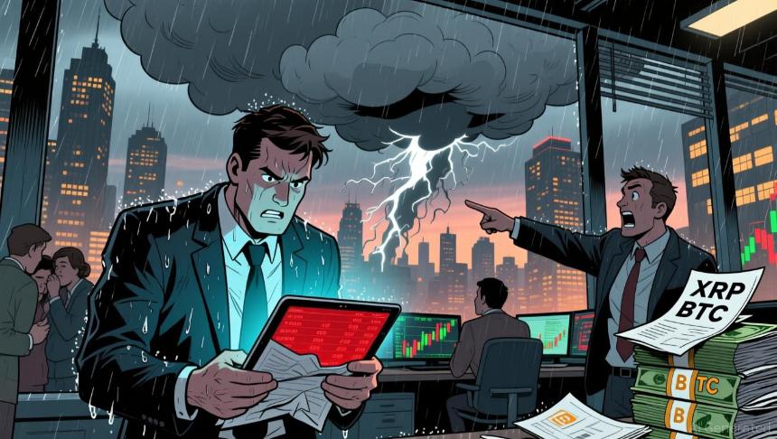 XRP价格承压：ETF资金流入难敌巨鲸抛售与比特币下跌冲击