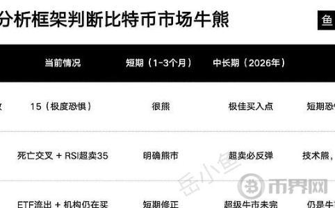 比特币是否已进入熊市？五大分析框架全面解读