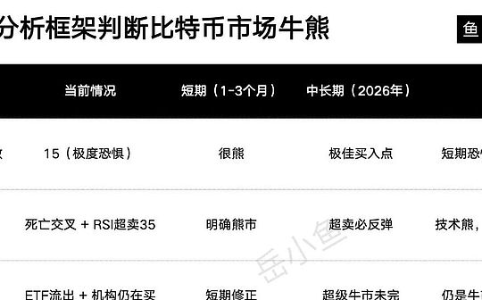 比特币是否已进入熊市？五大分析框架全面解读