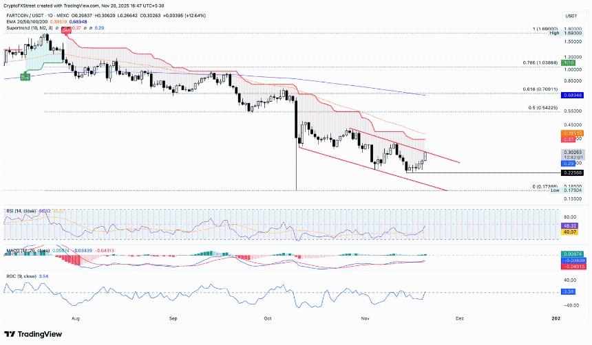 Fartcoin的复苏势头得益于巨鲸们的持续信心。