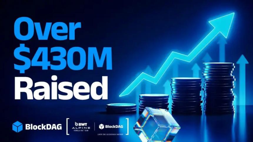 狗狗币价格跌至0.18美元，瑞波币转涨，BlockDAG领涨，入场价0.0078美元，预售额超过4.36亿美元。