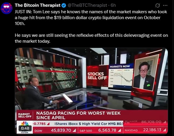  比特币一个月崩盘原因：10月10日加密货币清算链接 