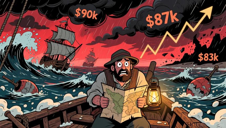 比特币徘徊9万美元关口：市场等待关键支撑位的突破或延续跌势