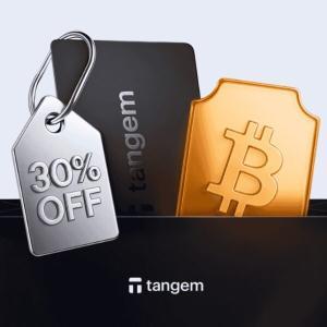 Tan<span class='keyword'>gem</span>推出史上最强黑色星期五促销：全场七折+10美元比特币奖励