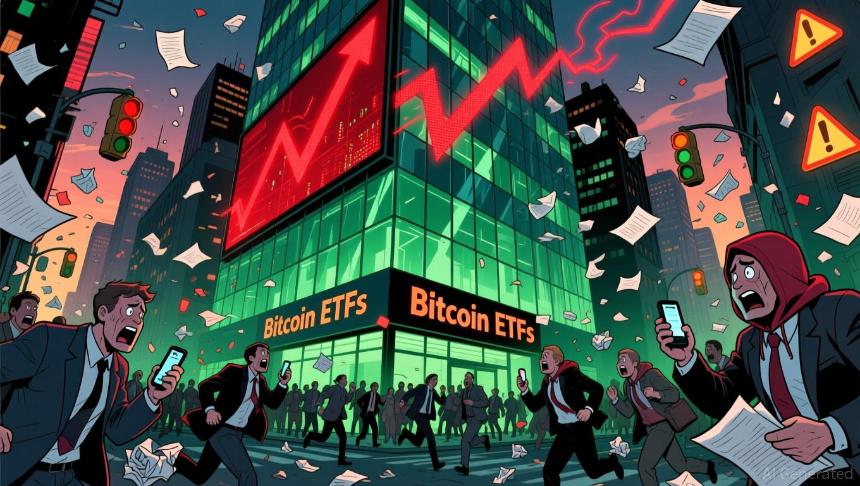 比特币跌至七个月低点：ETF资金外流引发市场震荡