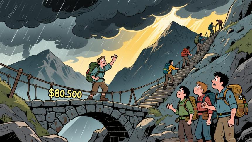 比特币挑战80,500美元关口：历史模式暗示潜在反弹机会