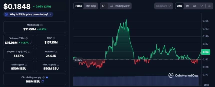  Baby Shark Universe 代币交易大赛引发 BSU 代币价格飙升 