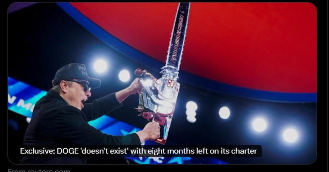 特朗普政府提前解散效率提升部门DOGE,引发透明度与成就质疑