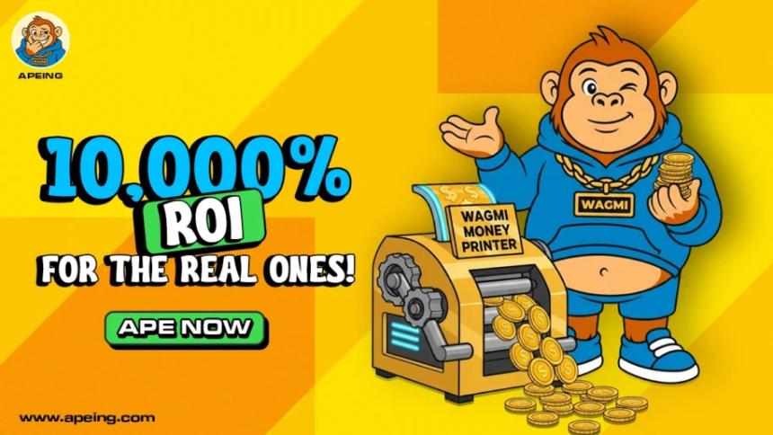 潜力无限：ADA和AVAX强势反弹，$APEING白名单代币或飙升至0.001美元