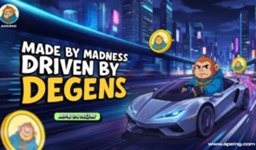 $APEING 引领 100 倍加密货币预售热潮，<span class='keyword'>FARTCOIN</span> 和 PEPE 助力迷因币市场新篇章