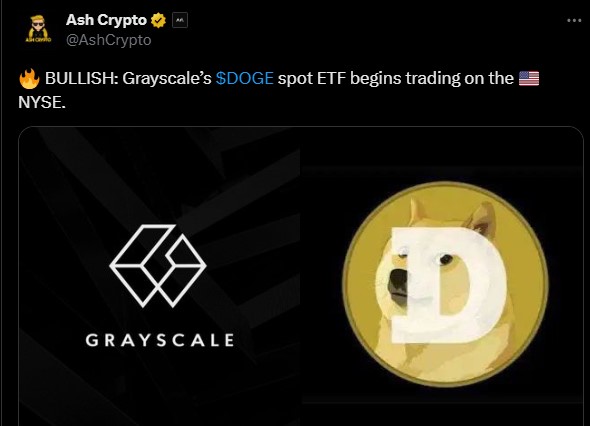 $GDOG 在纽约证券交易所交易:价格会涨 10 倍吗?灰度狗狗币 ETF 即将推出