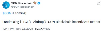 Spur协议正式上线：SON代币即将开启交易新篇章