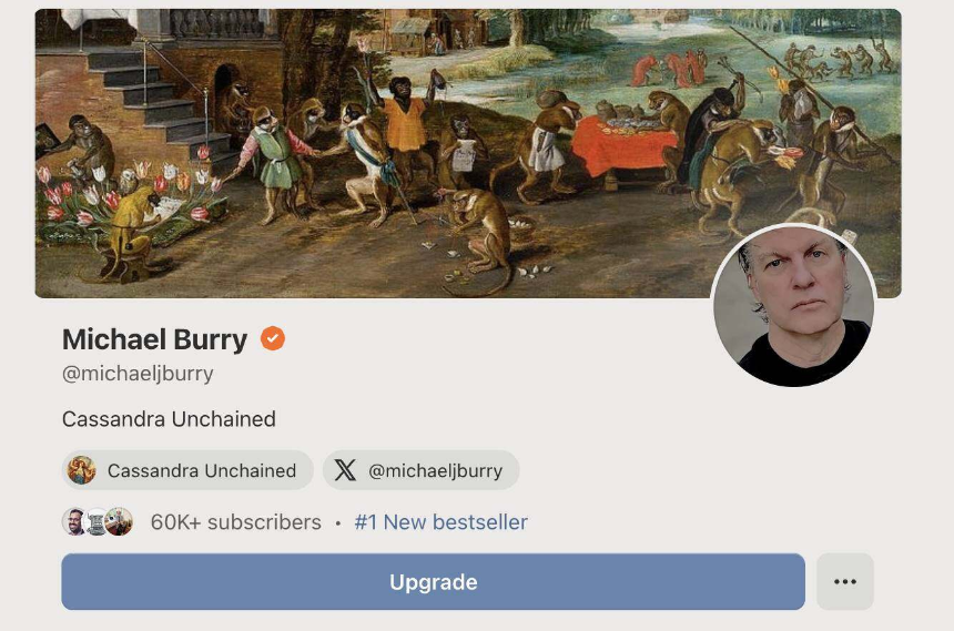 大空头也难逃付费群时代:Michael Burry的变现之路