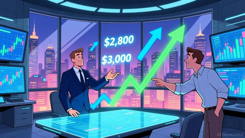 以太坊逼近3000美元大关：机构投资者加速布局，ETF资金流入助力市场信心