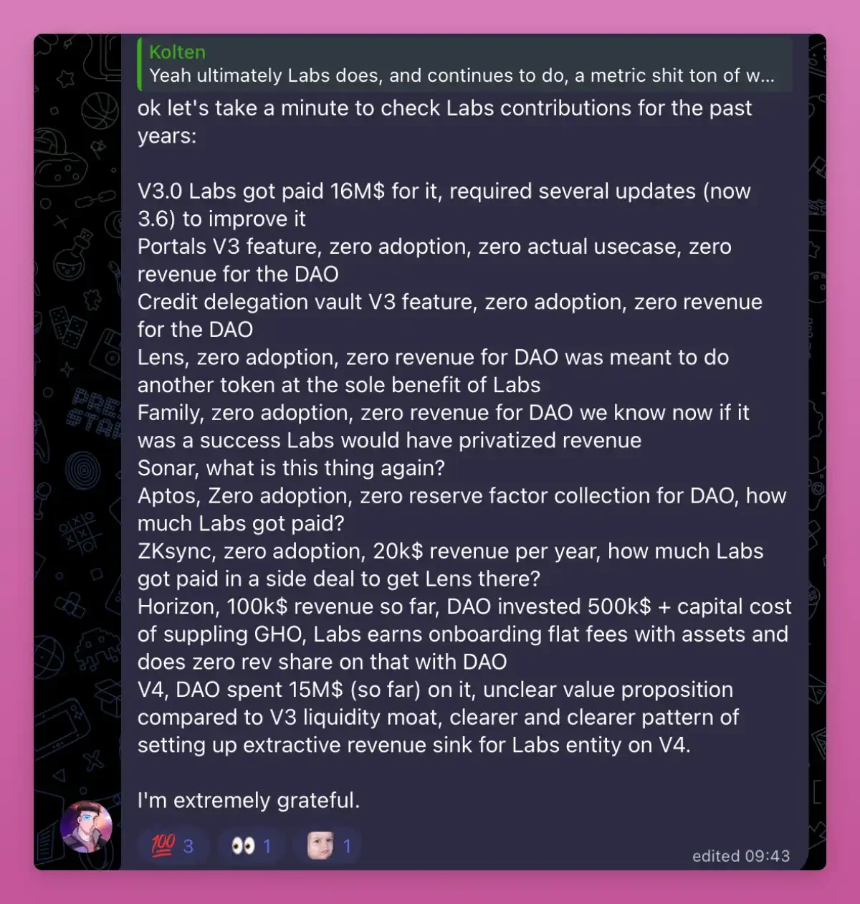 年损千万营收引发治理争议,Aave Labs被指「背刺」DAO