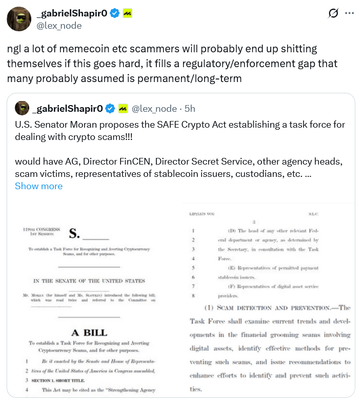 加密货币律师：《安全法案》或将重创诈骗分子