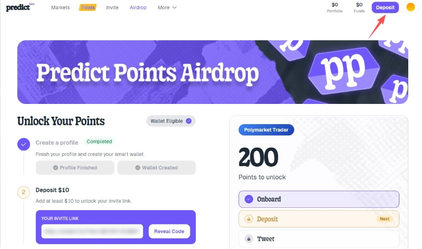 手把手带你参与获CZ支持的predict.fun