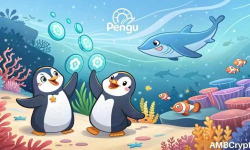Pengu大鲸在低位套现250万美元——交易员需重点关注两大关键区域