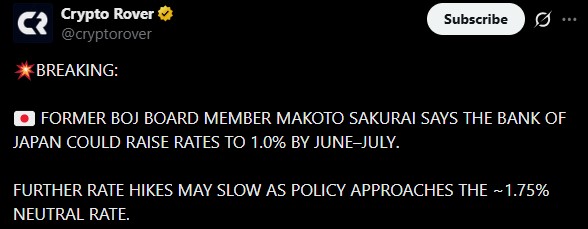  日本央行加息将如何影响加密货币市场？ 