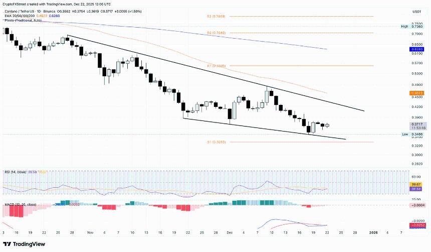  尽管 Midnight 推出了 NIGHT 代币，但由于散户兴趣减弱，Cardano 难以延续涨势。 
