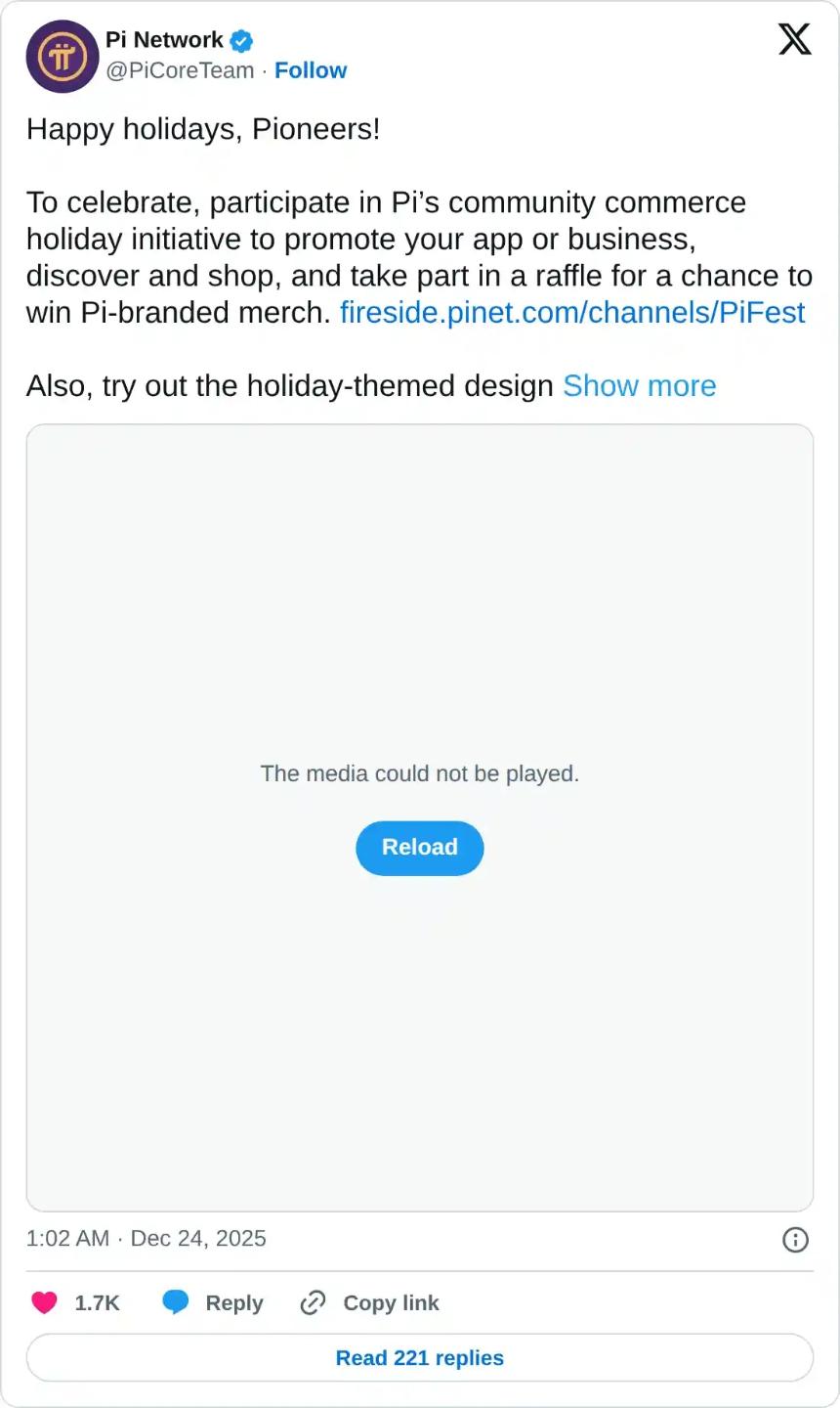 Pi Network价格分析：需求低迷致PI反弹乏力