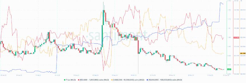 Worldcoin价格分析：巨鲸增持与交易量飙升，WLD或将迎来突破