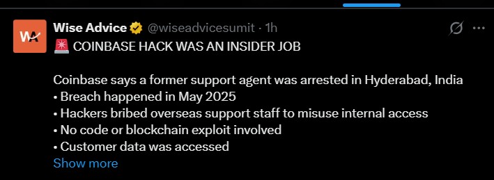 Coinbase黑客事件最新进展：内部数据泄露导致Coinbase损失4亿美元