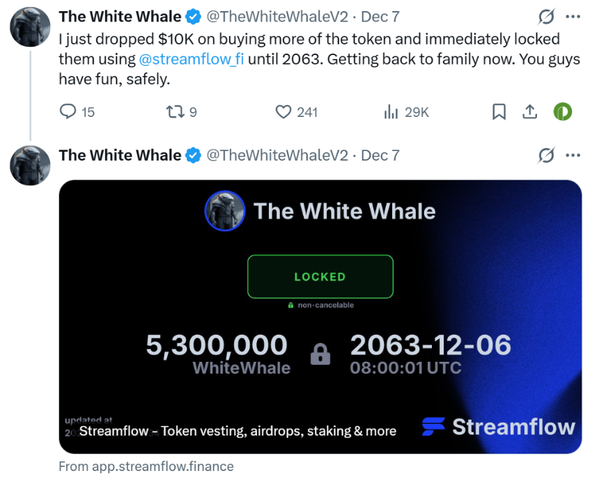White Whale：一个“注定失败”的Meme币，如何在30天内实现500倍逆袭？