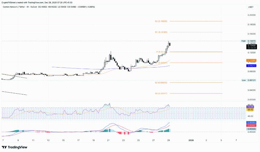 加密货币市场动态：Canton涨势趋缓，Toncoin与Lido DAO持续上扬