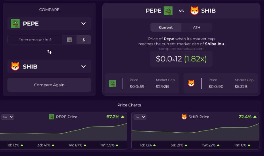 佩佩和柴犬的比较