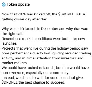 $DROPEE 将于 2026 年 2 月上线？参与 $DROPEE 第二季空投活动。