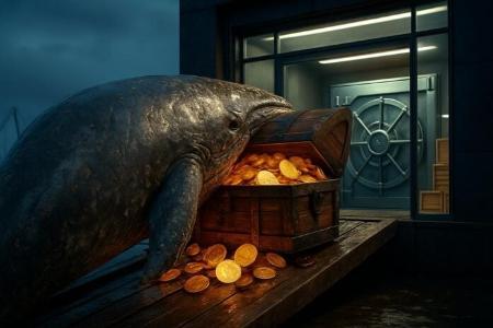 以太坊巨鲸清仓26,000 ETH转移至Bitstamp，多年收益锁定达2.74亿美元