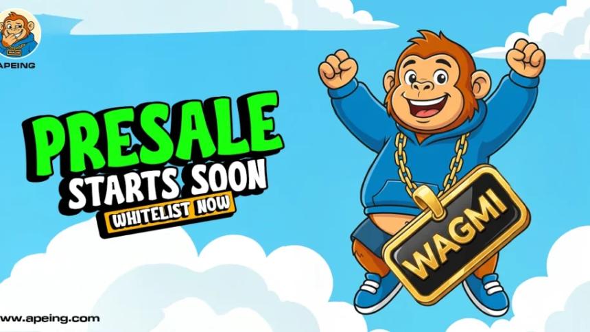  错过了比特币几美分的价格？现在 Apeing 正被视为下一个有望突破 1 美元的加密货币。 