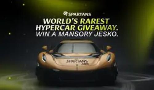 赢取<span class='keyword'>MANSOR</span>Y Jesko：Spartans.com加密赌场独家抽奖活动开启