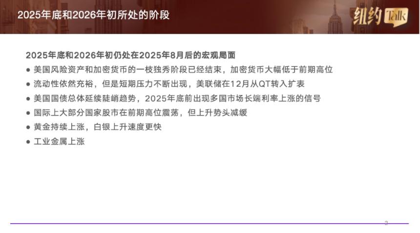 33年交易老将，带你前瞻2026年资产价格趋势【纽约Talk30】