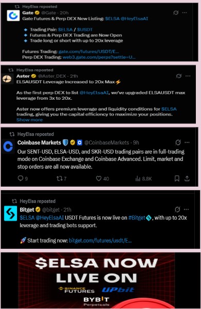  HeyElsa空投与上线日同步进行：$ELSA代币价格即将飙升吗？ 