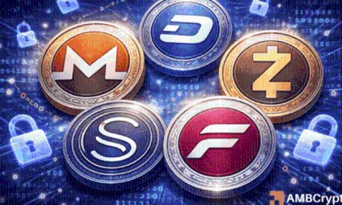 隐私币市场遭遇重挫，周线跌幅普遍达两位数